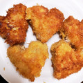 ＊雪月花＊'s cooksnap of when they made ハートいっぱいのひとくちとんかつ.
