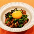 あーこ姐's cooksnap of when they made 納豆海苔ナムル☆卵を絡めて.