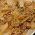 とろけい's cooksnap of when they made 【簡単】豚ひき肉と白菜の辛味噌炒め.