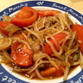 ななちゃん☆19's cooksnap of when they made トマトともやしのとろ～り甘酢炒め.