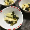 ☆あいちゃん's cooksnap of when they made 白菜・ワカメ・生姜のさっぱり酢の物♪.