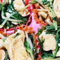 ◎みーちゃん◎'s cooksnap of when they made 水菜と油揚げのマヨ胡麻あえ.