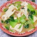 めみたん☆'s cooksnap of when they made 冷やしても美味☆チンゲン菜と豆腐のツナ煮.