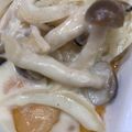 ＊♡みぃすけ♡＊'s cooksnap of when they made 簡単に【鮭のムニエル（キノコクリーム）】.
