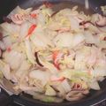 こころ：）'s cooksnap of when they made 簡単安い♫白菜とカニカマ椎茸の炒め物.