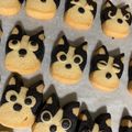スズとコテツ's cooksnap of when they made かわいい犬のブル♪アイスボックスクッキー.