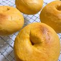 クックIQW22M☆'s cooksnap of when they made 豆乳かぼちゃベーグル＊ほっこりあまい♪.