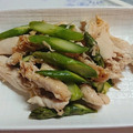 わんこたんわんたん's cooksnap of when they made アスパラガスとささみの中華風塩味炒め.