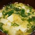 しんにし's cooksnap of when they made カブの葉と卵の中華スープ♪.