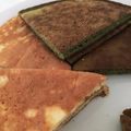 ☆エスメラルダ515's cooksnap of when they made 糖質５０％オフ！ふんわりおからパンケーキ.