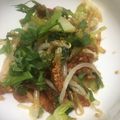 emi0015's cooksnap of when they made 鶏皮ともやしのポン酢和え（ラー油入り）♡.