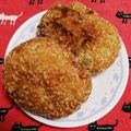こげ岡's cooksnap of when they made ☆ホットケーキミックスでカレーパン☆.
