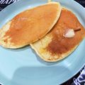 RinaPonC's cooksnap of when they made 堀口家のふわふわ米粉ホットケーキ.