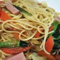 tera☆mix's cooksnap of when they made 簡単！白菜生姜たっぷり和風パスタ.