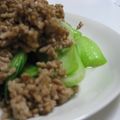▶モコ◀'s cooksnap of when they made チンゲンサイのひき肉餡かけ。.