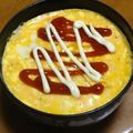 ぴこみど☆'s cooksnap of when they made レンジで簡単！チーズ入りオムライス.