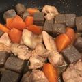 gougo's cooksnap of when they made 鶏とこんにゃくの味噌煮込み.
