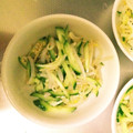 クックCRV6SR☆'s cooksnap of when they made 簡単さっぱり★もやしときゅうりのナムル.
