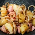 hidehono's cooksnap of when they made じゃがいもとベーコンと玉ねぎの温サラダ.