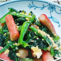 クック27BKNZ☆'s cooksnap of when they made 小松菜と油揚げのちょっと甘辛な卵とじ.