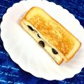 ふたごゆき's cooksnap of when they made ❁黒豆とクリチと抹茶のホットサンド❁.