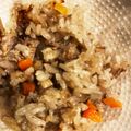 tomato1113's cooksnap of when they made 【離乳食後期〜】牛肉とごぼう炊き込みご飯.