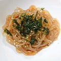 azuazu♡'s cooksnap of when they made ビビン麺風♪　韓国春雨サラダ　どすぇ.