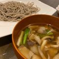 pekoichigo's cooksnap of when they made 豚バラ肉とキノコのつけ蕎麦.