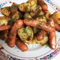 ♬あじさいのレシピ♬'s cooksnap of when they made ウインナーとじゃがいものカレー炒め.