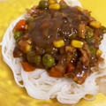 Nya6nya6's cooksnap of when they made カレーをリメイク☆そうめんのあぶらそば風.