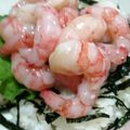 nagazane's cooksnap of when they made 甘エビ丼.