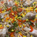 あら！'s cooksnap of when they made ホットプレートで簡単和風パエリア.
