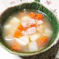 KUMI KUMI's cooksnap of when they made コロコロ野菜のコンソメスープ★冷蔵庫一掃.