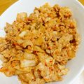 ☆hiroppy☆'s cooksnap of when they made 超簡単　韓国風豚キムチ.