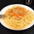 もなかまん's cooksnap of when they made 玉ねぎと人参のパスタ.
