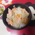 よちりん's cooksnap of when they made STKG!!焼き鮭でおいしく卵かけごはん.