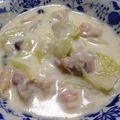 北京パンダ's cooksnap of when they made 白菜+大根消費！☆濃厚☆鶏のクリーム煮♪.