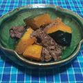 マルタンガール's cooksnap of when they made こっくり美味しい♡カボチャと牛肉のゴマ煮.