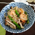 ako★ako's cooksnap of when they made 海老とアスパラの旨塩炒め★★★.