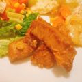 ぴくしーの台所's cooksnap of when they made 子供喜ぶ♪まぐろの唐揚げ↑.