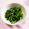 ﾁｲﾁｬﾝﾏﾏ's cooksnap of when they made ♥ほうれん草とにらのナムル♥.