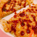 ONE★MAYU★'s cooksnap of when they made もちふわ♡和風もちチーズお好み焼き.