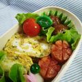 ｍａｒｉ♪'s cooksnap of when they made ★お弁当に♪★お好み焼き風卵焼き★.
