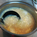 ユキぽっちん's cooksnap of when they made 寒い時♡とろろ芋と白菜のかき玉味噌汁.