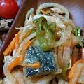 縞しま星人's cooksnap of when they made 野菜たっぷり☆さばの甘酢あんかけ.