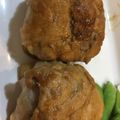 丘のタヌキちゃん's cooksnap of when they made 簡単！がんもどきのチーズ肉巻き.