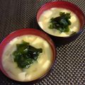 ジョングレ's cooksnap of when they made 朝ごはん＊味噌汁に後乗せわかめ.