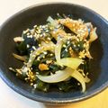 遥☆海's cooksnap of when they made 簡単☆わかめとツナのにんにくポン酢炒め.