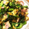 cihiie's cooksnap of when they made 菜花・ベーコン・たまごのシンプルな塩炒め.