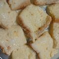 ぷちぷ。's cooksnap of when they made レンジDEフレンチトースト☆離乳食にも♪.
